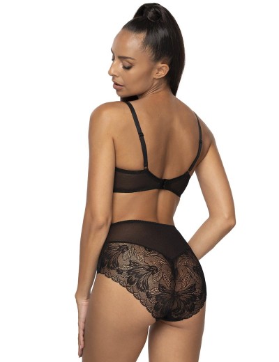 Высокие трусы слипы MAT LINDSAY F-0203-51 Czarny, Цвет: черный, Размеры: S, изображение 4