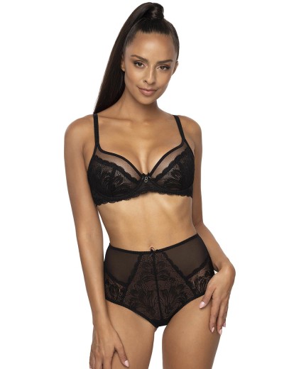 Мягкий бюстгальтер MAT LINDSAY M-0203-2 Czarny, Цвет: черный, Размеры: 105D, изображение 5