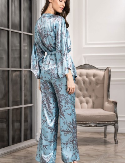 Домашний комплект тройка Mia-Amore PROSECCO 4225, Цвет: бирюзовый, Размеры: M, изображение 4