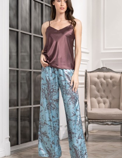 Домашний комплект тройка Mia-Amore PROSECCO 4225, Цвет: бирюзовый, Размеры: M, изображение 2