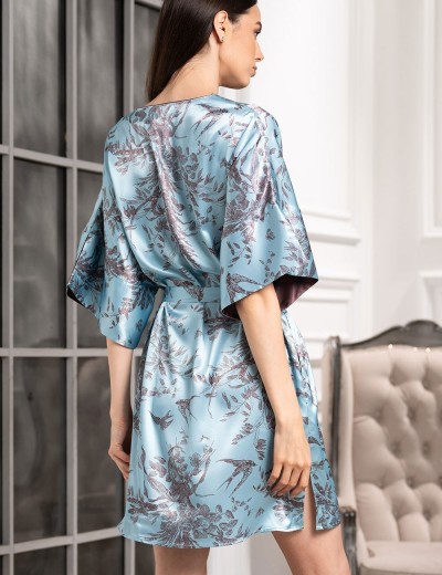 Короткая шелковая туника Mia-Amore PROSECCO 4227, Цвет: бирюзовый, Размеры: L/XL, изображение 2