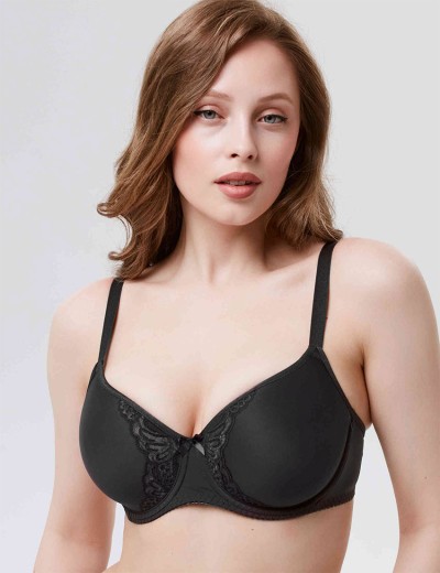 Бюстгальтер спейсер Milavitsa 119141 черный, Цвет: черный, Размеры: 80D, изображение 3