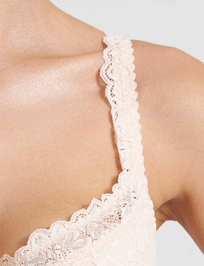 Бюстгальтер балконет Simona M 608/05 жасмин, Цвет: жасмин, Размеры: 70E, изображение 4