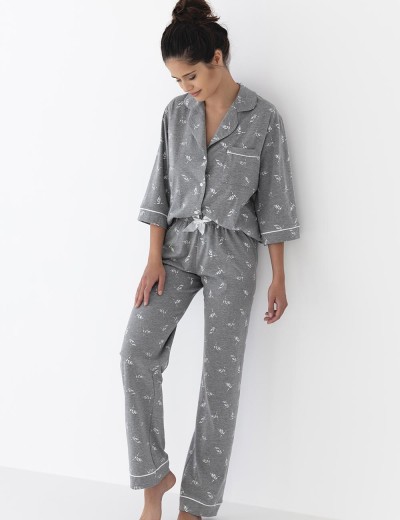 Пижама с брюками Sensis DORA, Цвет: серый, Размеры: M, изображение 2