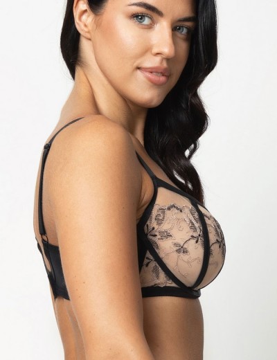 Бюстгальтер мягкий балконет Subtille OLIVIA soft balconette, Цвет: черный, Размеры: 70G, изображение 2