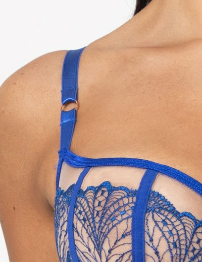 Бюстгальтер открытый балконет Subtille SILVIA soft balconette ультрамарин, Цвет: ультрамарин, Размеры: 65E, изображение 5