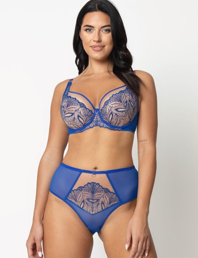 Трусы высокие Subtille SILVIA high-waist ультрамарин, Цвет: ультрамарин, Размеры: L, изображение 3