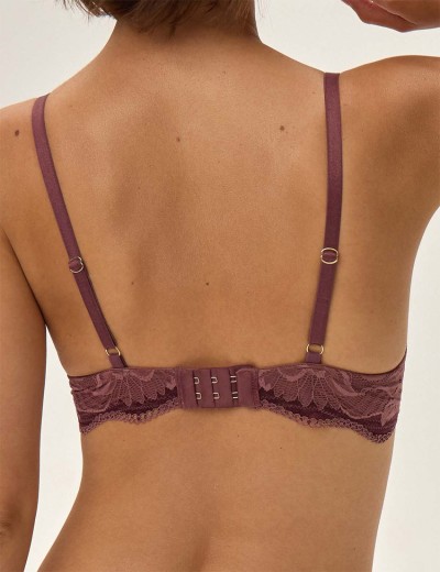 Кружевной бюстгальтер пуш-ап Esotiq KAVI 41859 лиловый, Цвет: лиловый, Размеры: 70D, изображение 2