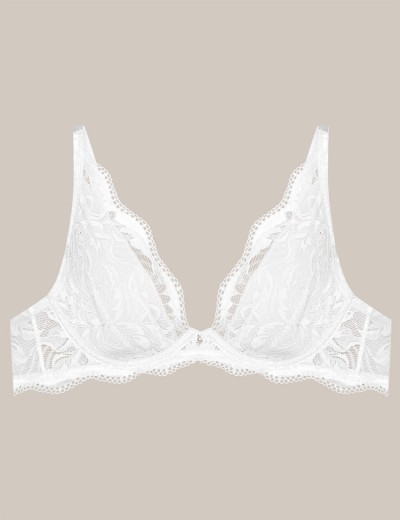 Кружевной мягкий бюстгальтер Esotiq KAVI 41860 светло-серый, Цвет: светло-серый, Размеры: 90D, изображение 7