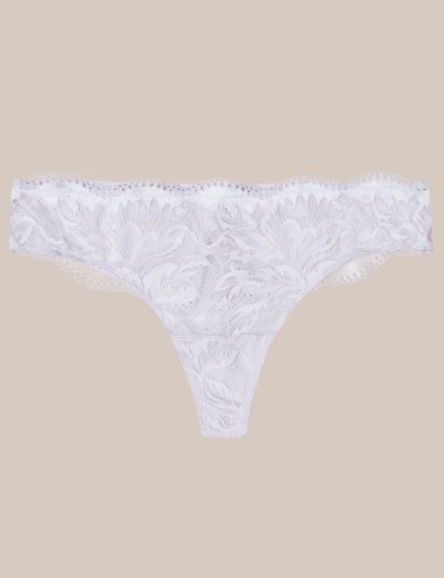 Кружевные стринги Esotiq KAVI 41861 светло-серый, Цвет: светло-серый, Размеры: S, изображение 6