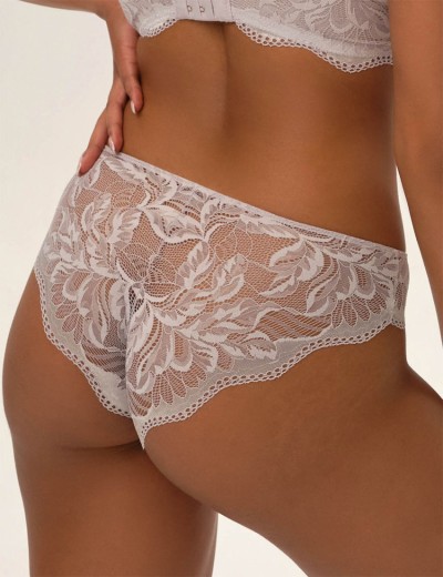 Трусики слипы кружевные Esotiq KAVI 41862 светло-серый, Цвет: светло-серый, Размеры: M, изображение 2