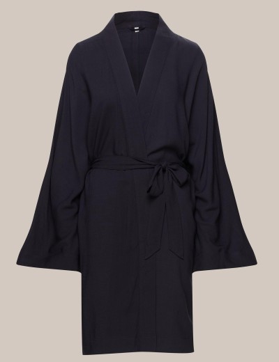 Халат-кимоно с широкими рукавами Esotiq 42049 JOYA черный, Цвет: черный, Размеры: L/XL, изображение 5