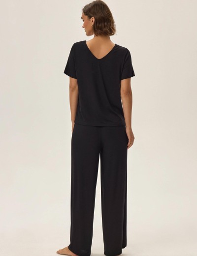 Женская пижама Esotiq 42062 JULIETTE черный, Цвет: черный, Размеры: M, изображение 2