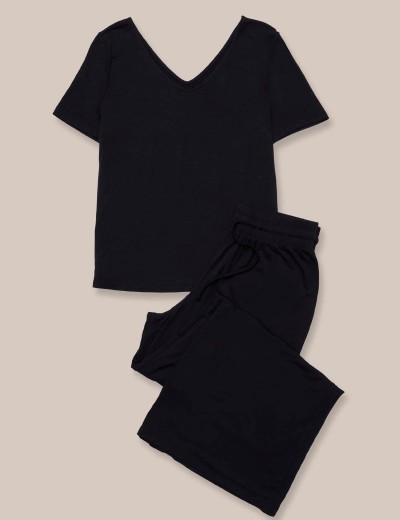 Женская пижама Esotiq 42062 JULIETTE черный, Цвет: черный, Размеры: M, изображение 5