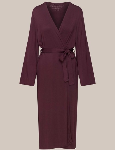 Длинный халат Esotiq 42063 JULIETTE сливовый, Цвет: сливовый, Размеры: M, изображение 4