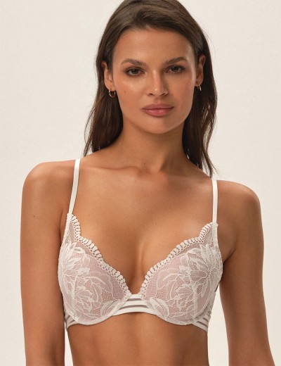 Кружевной бюстгальтер пуш-ап Esotiq OUTLINE 41786 белый, Цвет: белый, Размеры: 70D, изображение 6