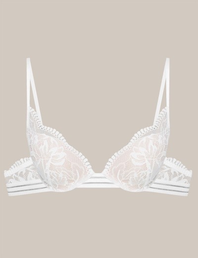 Кружевной бюстгальтер пуш-ап Esotiq OUTLINE 41786 белый, Цвет: белый, Размеры: 70D, изображение 8
