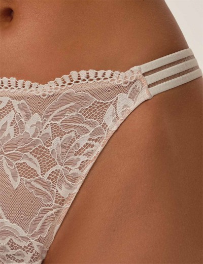 Кружевные трусики бразилиана Esotiq OUTLINE 41790 белый, Цвет: белый, Размеры: XL, изображение 3