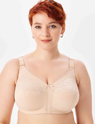 Бюстгальтер мягкий без косточек Milavitsa 104080 / 104081 / 124080 нюд, Цвет: нюд, Размеры: 105B, изображение 6