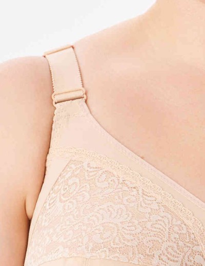 Бюстгальтер мягкий без косточек Milavitsa 104080 / 104081 / 124080 нюд, Цвет: нюд, Размеры: 105B, изображение 4