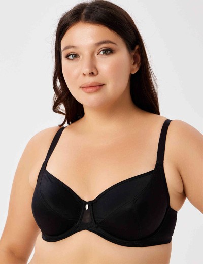 Бюстгальтер мягкий Milavitsa 105910 / 115910 / 105911 / 105912 черный, Цвет: черный, Размеры: 75F, изображение 5