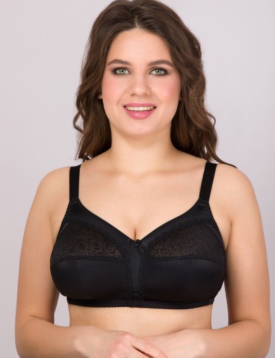 Бюстгальтер мягкий без косточек Milavitsa 104080 / 104081 / 124080 черный, Цвет: черный, Размеры: 85C, изображение 3