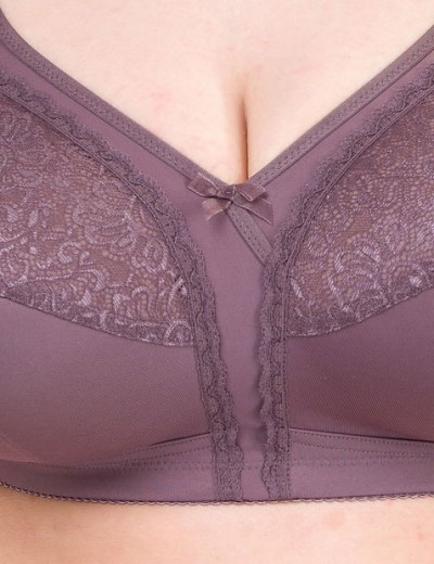 Бюстгальтер мягкий без косточек Milavitsa 104080 / 104081 / 124080 шоколадный трюф, Цвет: шоколадный трюф, Размеры: 115G, изображение 4