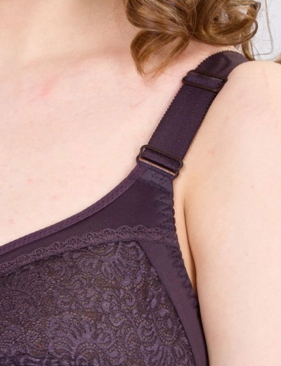 Бюстгальтер мягкий без косточек Milavitsa 104080 / 104081 / 124080 эспрессо, Цвет: эспрессо, Размеры: 105C, изображение 3