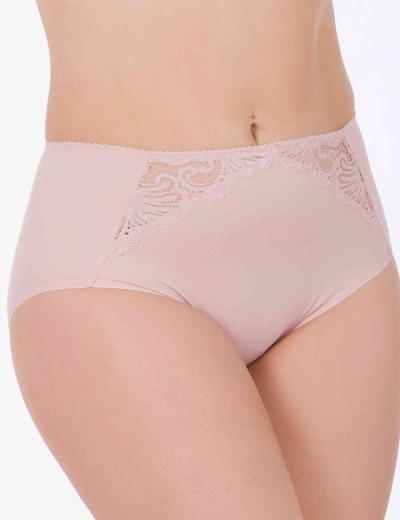 Высокие трусы слипы Milavitsa 260200 розовый фарфор, Цвет: розовый фарфор, Размеры: XL, изображение 3
