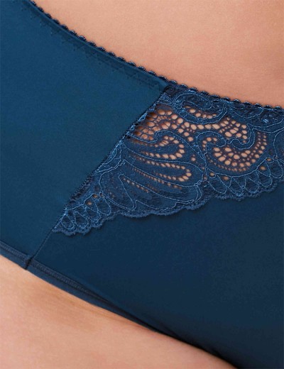 Высокие трусы слипы Milavitsa 260200 синий топаз, Цвет: синий топаз, Размеры: XL, изображение 3