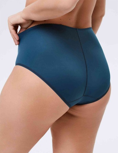 Высокие трусы слипы Milavitsa 260200 синий топаз, Цвет: синий топаз, Размеры: XL, изображение 2