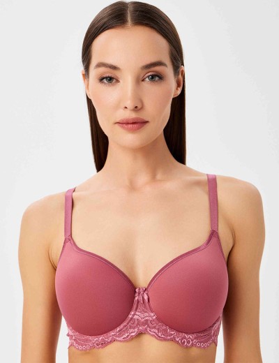 Бюстгальтер спейсер VOVA LAURA V32523 розовый рубин, Цвет: розовый рубин, Размеры: 85F, изображение 5