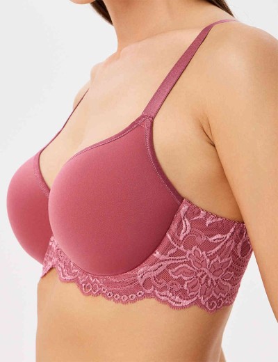 Бюстгальтер спейсер VOVA LAURA V32523 розовый рубин, Цвет: розовый рубин, Размеры: 85F, изображение 3