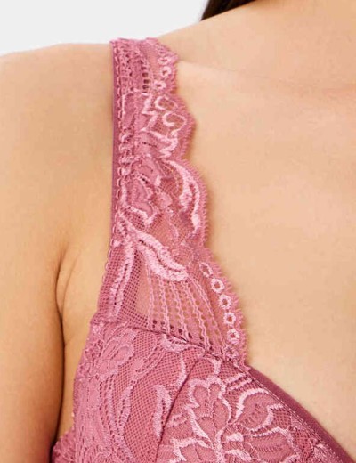 Бюстгальтер балконет тюльпан VOVA LAURA V32526 розовый рубин, Цвет: розовый рубин, Размеры: 85C, изображение 5