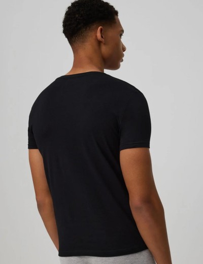 Хлопковая мужская футболка Ysabel Mora 20102 черный, Цвет: черный, Размеры: M, изображение 2