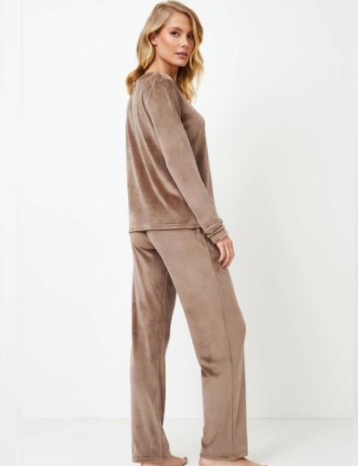 Теплый домашний комплект Aruelle CHIARRA SET, Цвет: кофейный, Размеры: M, изображение 3