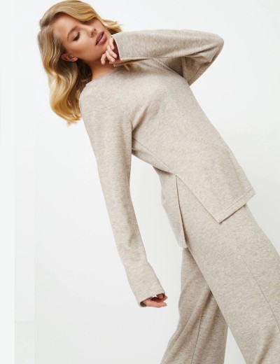 Домашний костюм Aruelle DAVINA SET, Цвет: бежево-серый, Размеры: M, изображение 4