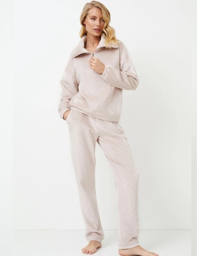 Домашний костюм Aruelle ELLA SET SOFT, Цвет: светло-бежевый, Размеры: M, изображение 2