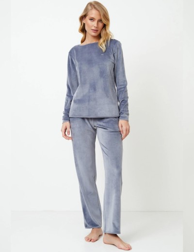 Теплый домашний комплект Aruelle FRANCINE SET, Цвет: лаванда, Размеры: S, изображение 2