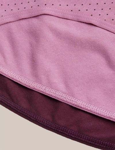 Набор хлопковых трусов 2 шт Esotiq MIA-MIA 42268 бордовый + розовый, Цвет: бордовый+розовый, Размеры: M, изображение 2