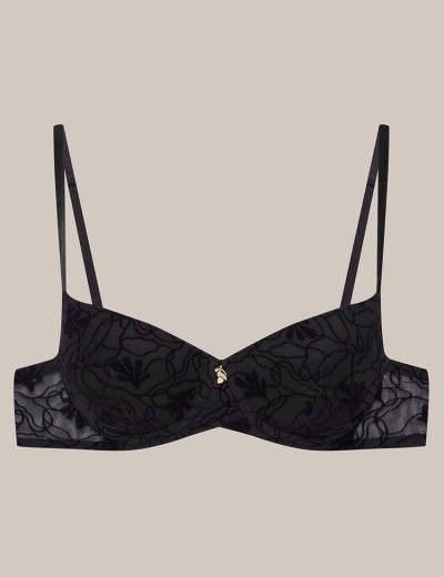 Бюстгальтер с пуш-ап вкладышами Esotiq ORGANIQUE 41780 черный, Цвет: черный, Размеры: 80C, изображение 10