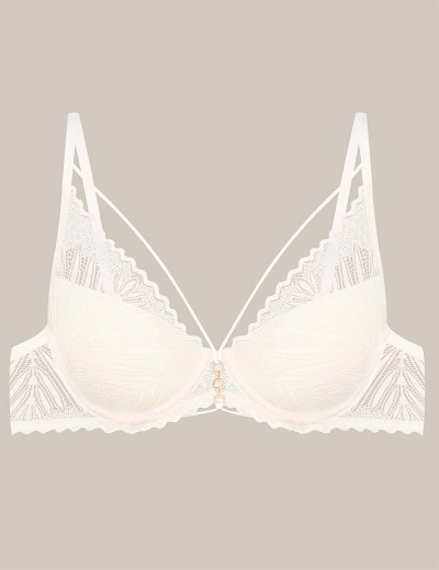 Бюстгальтер с пуш-ап вкладышами Esotiq ONIKA 41727 пудровый, Цвет: пудровый, Размеры: 70E, изображение 8