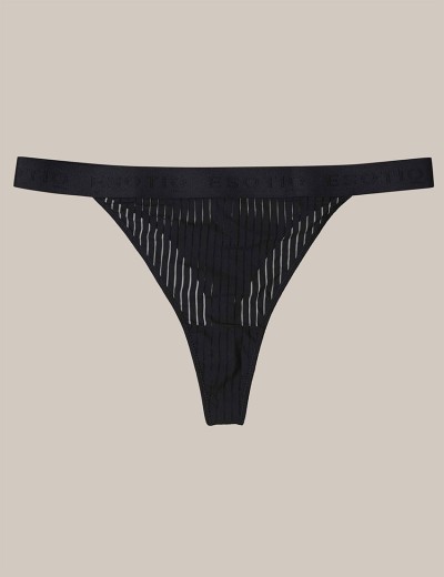 Трусики стринги Esotiq OSOM 41894 черная полоска, Цвет: черный, Размеры: XL, изображение 6