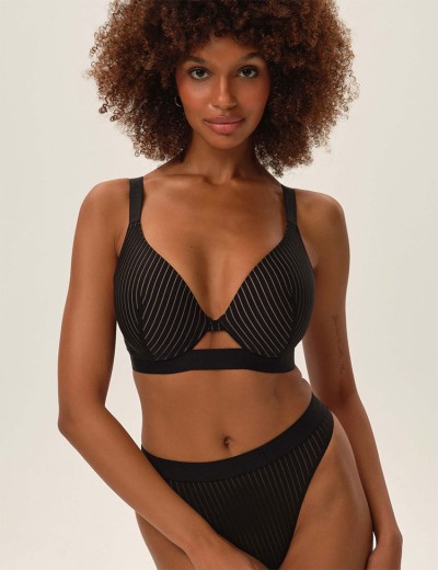 Формованный бюстгальтер Esotiq OSOM 41795 черная полоска, Цвет: черный, Размеры: 70E, изображение 5 Формованный бюстгальтер Esotiq OSOM 41795 черная полоска, Цвет: черный, Размеры: 70E, изображение 5