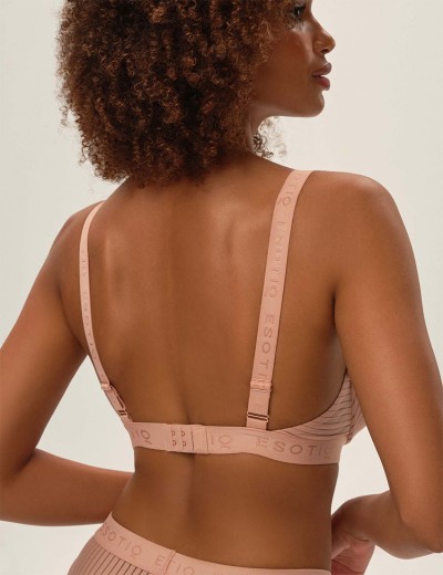 Формованный бюстгальтер Esotiq OSOM 41795 бежевая полоска, Цвет: бежевый, Размеры: 75B, изображение 2