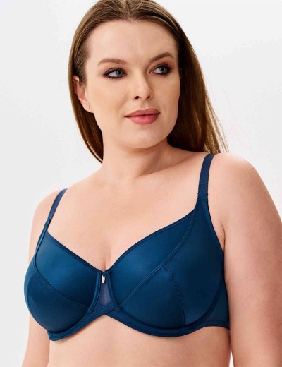 Бюстгальтер мягкий Milavitsa 105910 / 115910 синий топаз, Цвет: синий топаз, Размеры: 80D, изображение 4