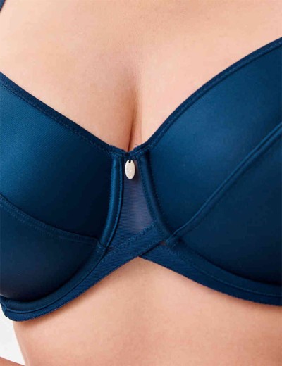 Бюстгальтер мягкий Milavitsa 105910 / 115910 синий топаз, Цвет: синий топаз, Размеры: 80D, изображение 3