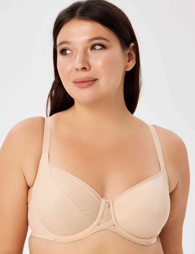 Бюстгальтер мягкий Milavitsa 105910 / 115910 / 105911 / 105912 нюд, Цвет: нюд, Размеры: 90B, изображение 5