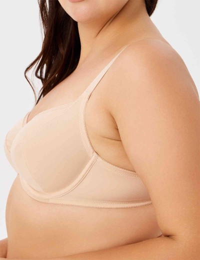 Бюстгальтер мягкий Milavitsa 105910 / 115910 / 105911 / 105912 нюд, Цвет: нюд, Размеры: 90B, изображение 4