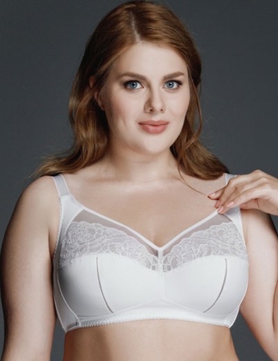 Бюстгальтер мягкий без косточек Milavitsa 122920 белый, Цвет: белый, Размеры: 80F, изображение 2